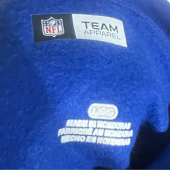 NWT NFL Team Apparel Indianapolis Colts Royal Blue Hoodie Size Large - Picture 3 of 4